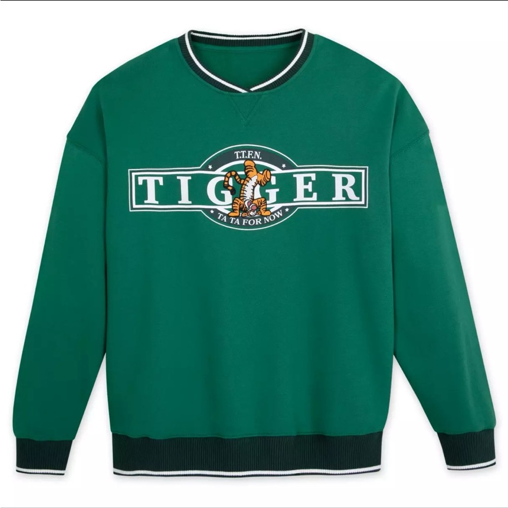Disney Green Tigger Sweatshirt - Size Small (unisex)